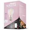 Bulbrite Solana 40-Watt Equivalent A19 Smart WIFI Connected LED Light Bulb, Clear, 2PK 861703